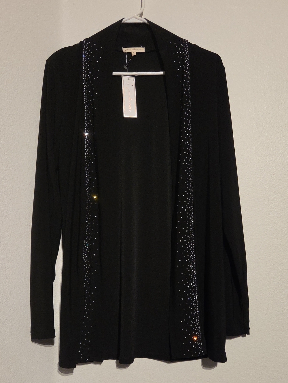 386⬛️JOIE DE VIVRE CARDIGAN